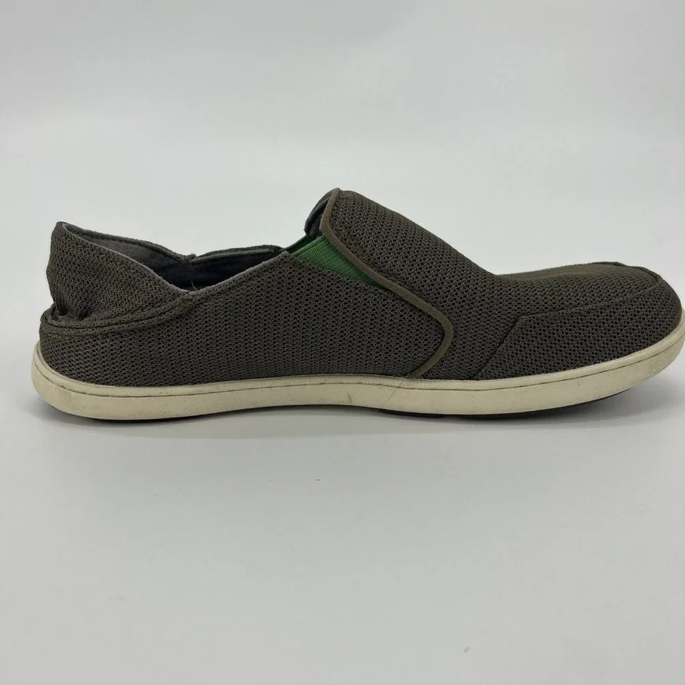 Olukai Shoes Mens‎ Size 9M EUR 42 Brown Nohea Mesh Slip On Sneaker